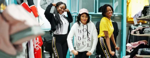 women in athleisure wear