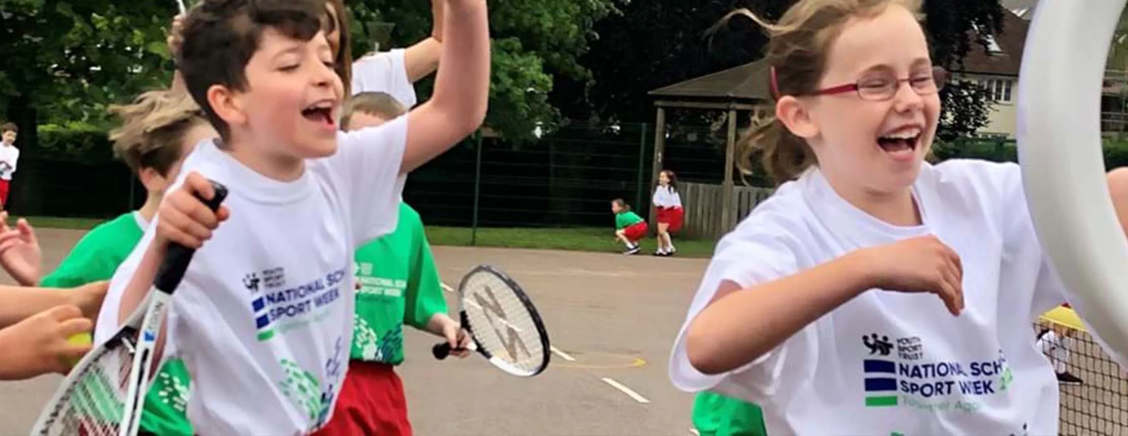 young children playing sports