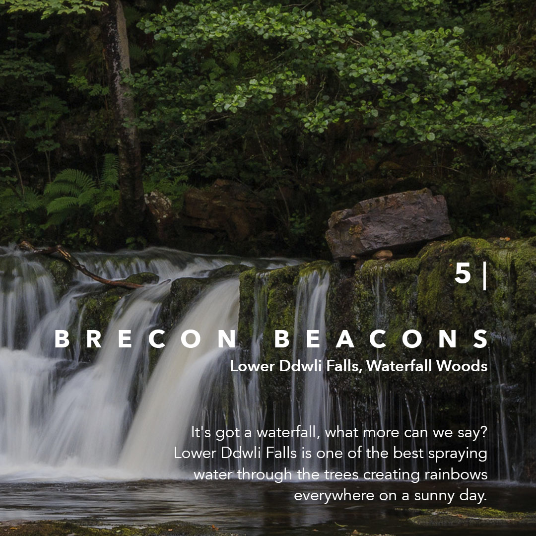 Lower ddwili falls, brecon beacons