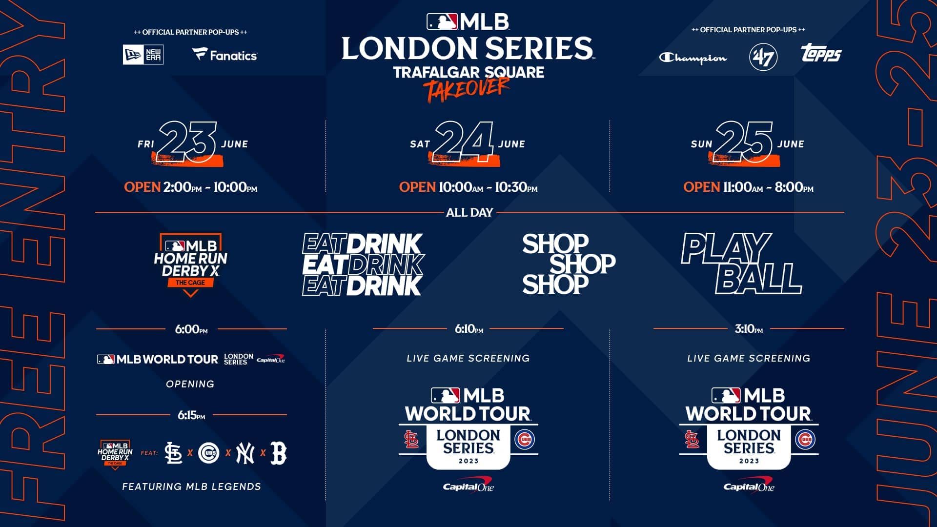 Major League Baseball Is Taking Over Trafalgar Square Sustain Health