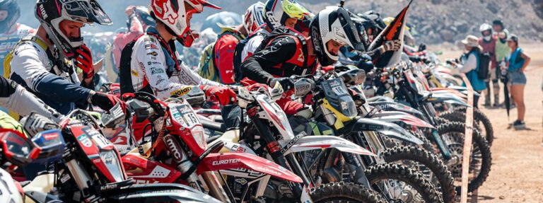 Participants seen during Red Bull Erzberg Rodeo in Eisenerz, Austria on June 19, 2022