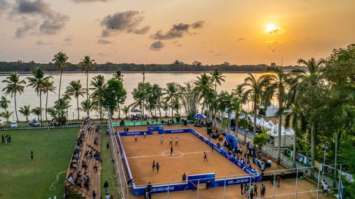 Venue during the national final of red bull four 2 score in kochi india on may 13 2023