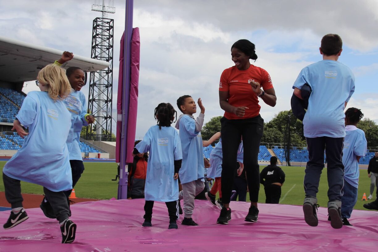 Ama Agbeze with young people from West Mids