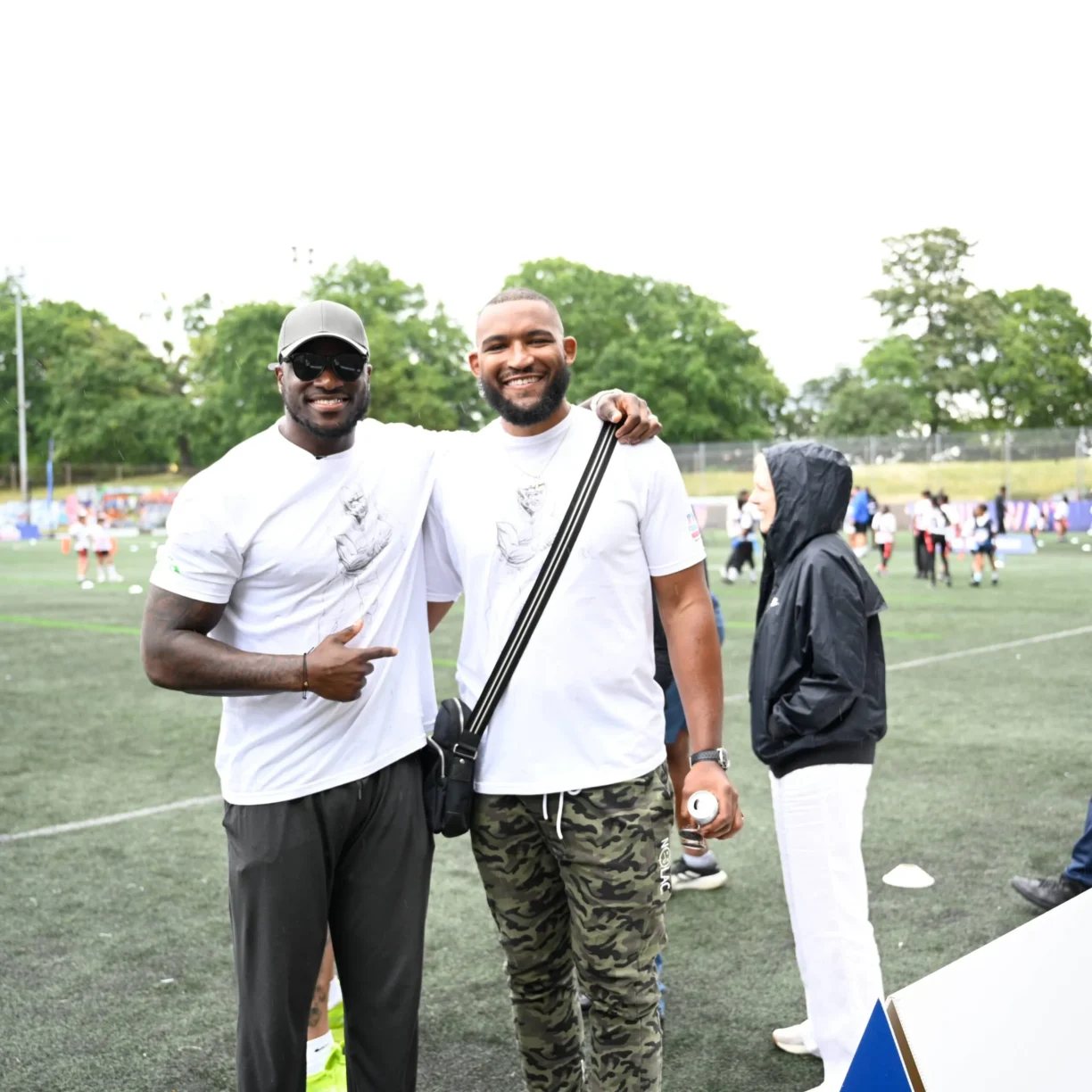 Efe Obada, in partnership with the NFL Foundation UK, the Greater London Authority and the BIGKID Foundation, hosted a youth camp