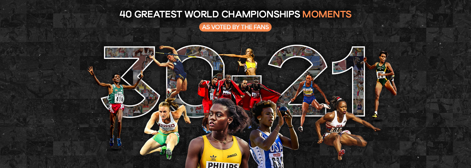 Greatest world athletics championships moments – 30 to 21