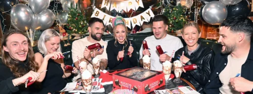 Jorgie Porter and friends