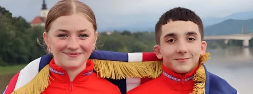 Judoka Irakli Goginashvili And t Erin Boothman