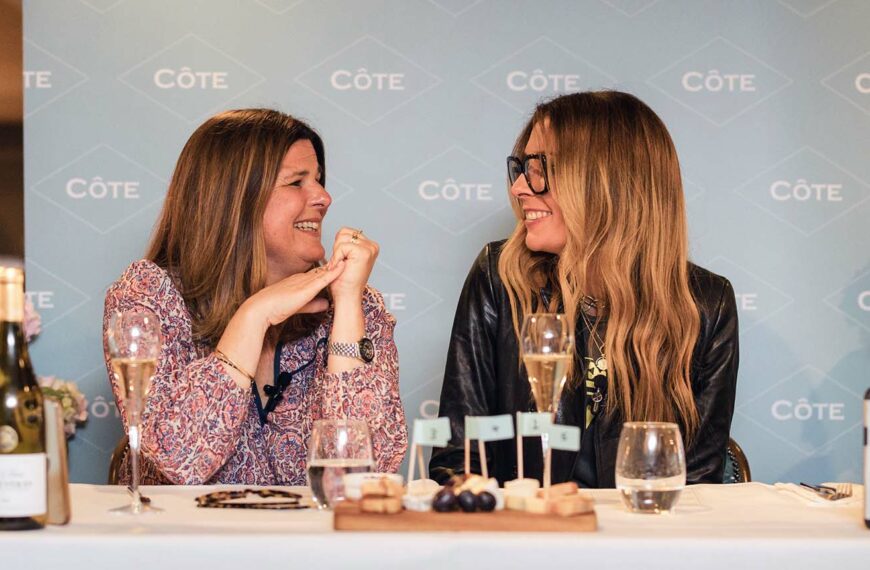 TV wine expert Helen McGinn and This Morning fashion presenter Kat Farmer