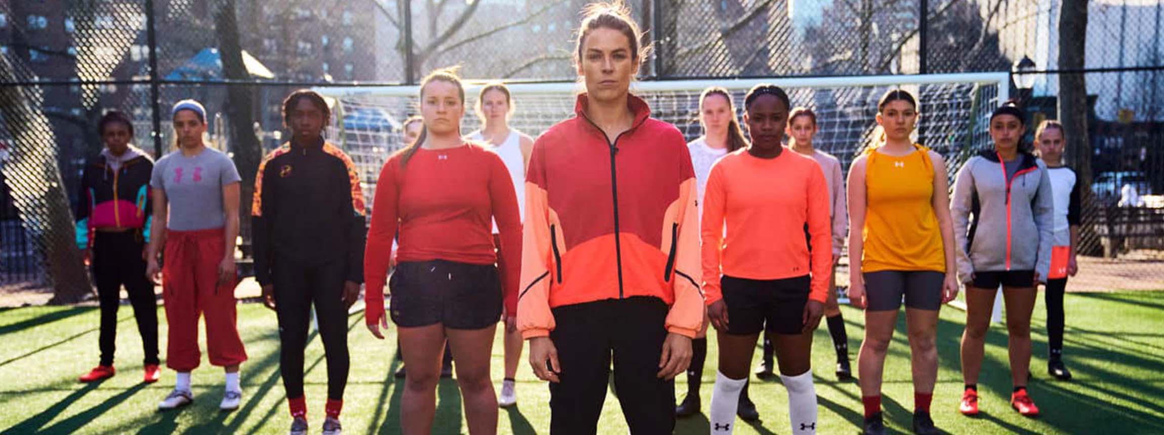 Under armour empowers women's global football