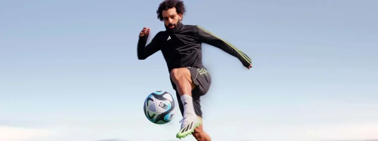 mo salah wearing adidas apparel