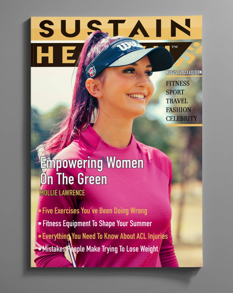 mollie lawrence Sustain Health August Cover