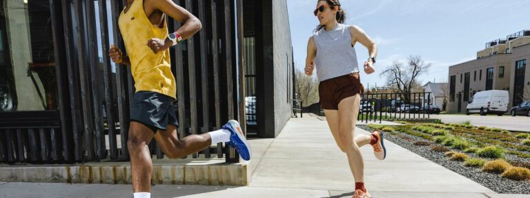 runners wearing Altra Paradigm 7