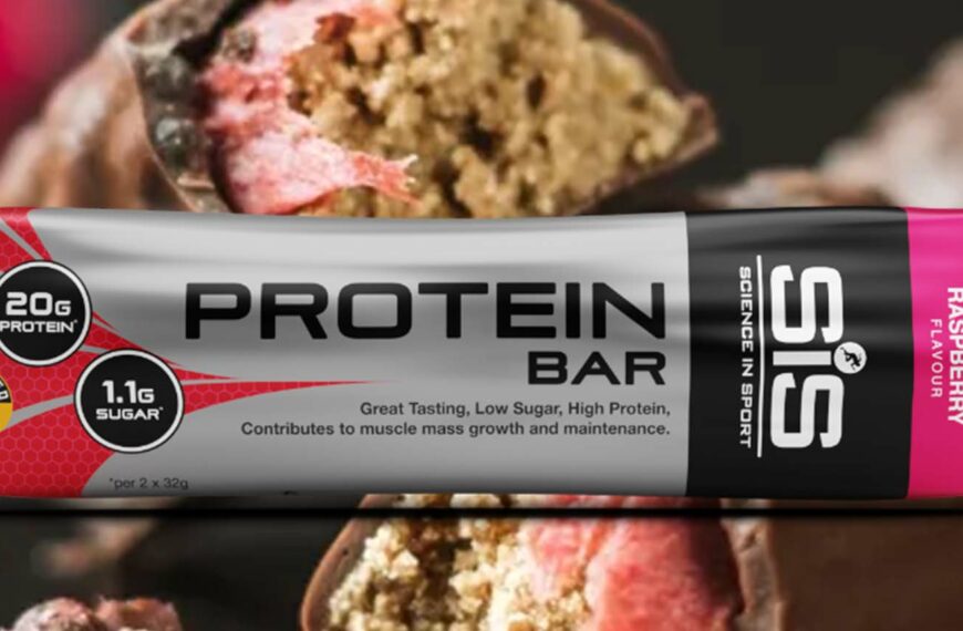 science in sport raspberry protein bar