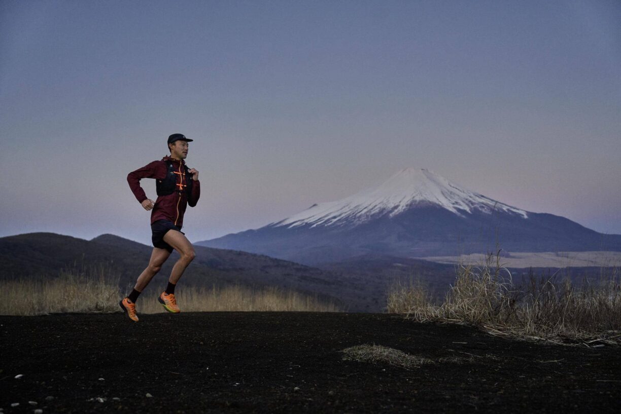 Runner wearing FUJI SPEED 2 Trail Shoes