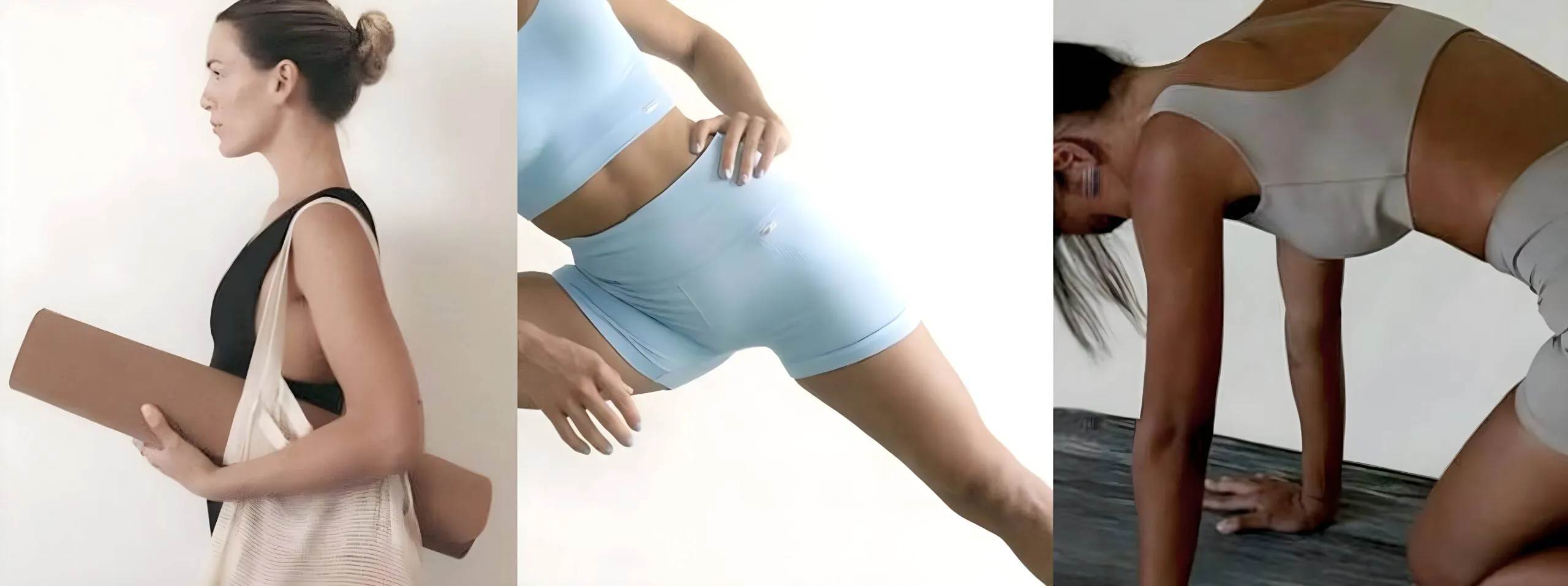 woman performing pilates exercises