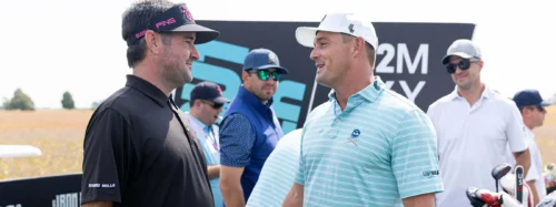 Bryson DeChambeau and Bubba Watson