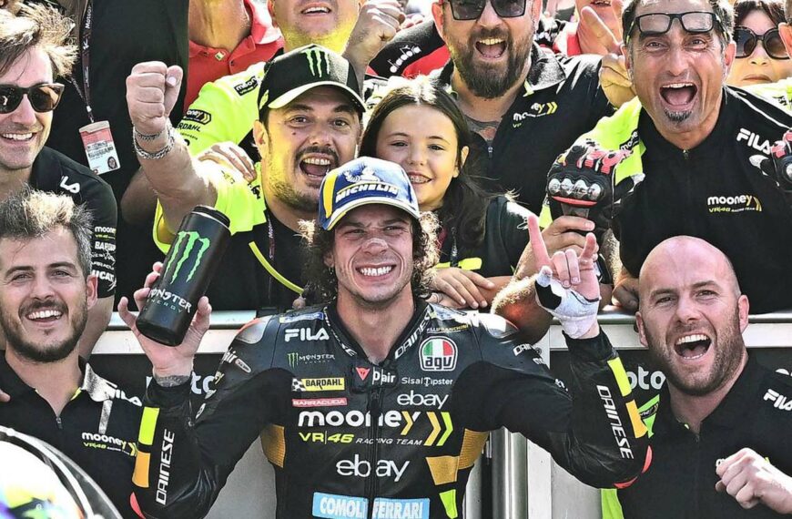 FILA and VR46 - A remarkable victory in India for Marco Bezzecchi