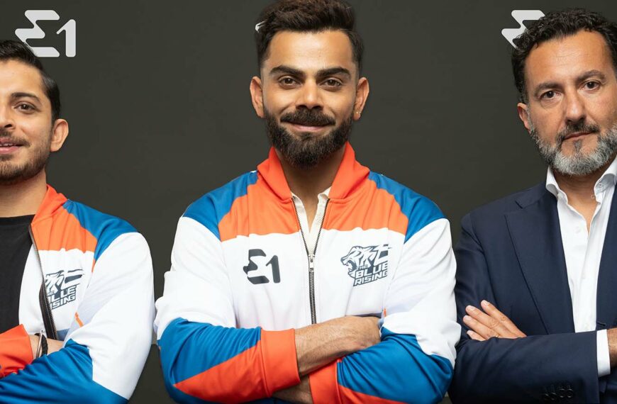 (L-R Adi K Mishra, Virat Kohli, Rodi Basso