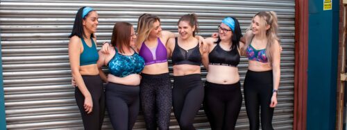 Group of women in sports bras