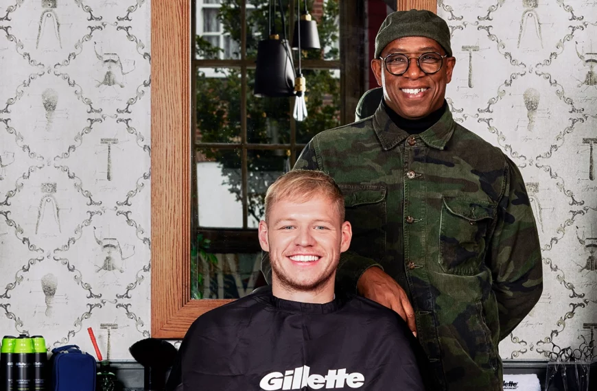 ian wright with aaron ramsdale