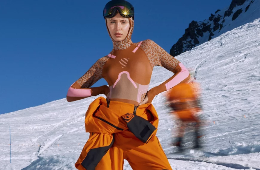 Iris Law Debuts The First-Ever adidas By Stella McCartney Ski Collection