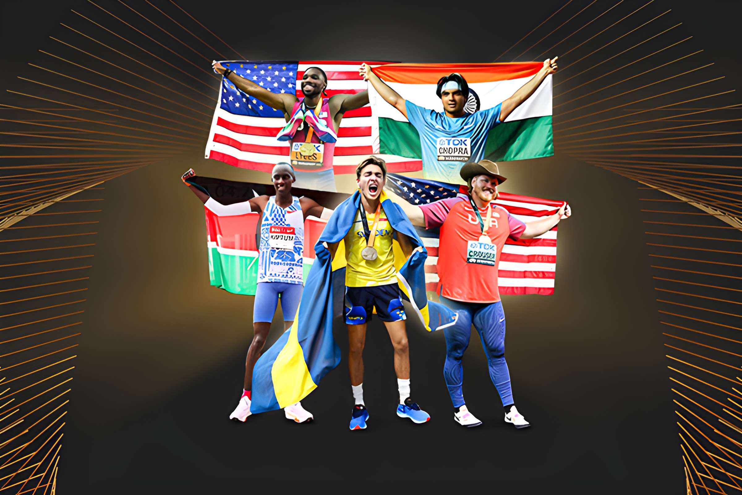 The five athletes, who represent four countries from four area associations, have achieved sensational performances across a range of athletics disciplines in 2023