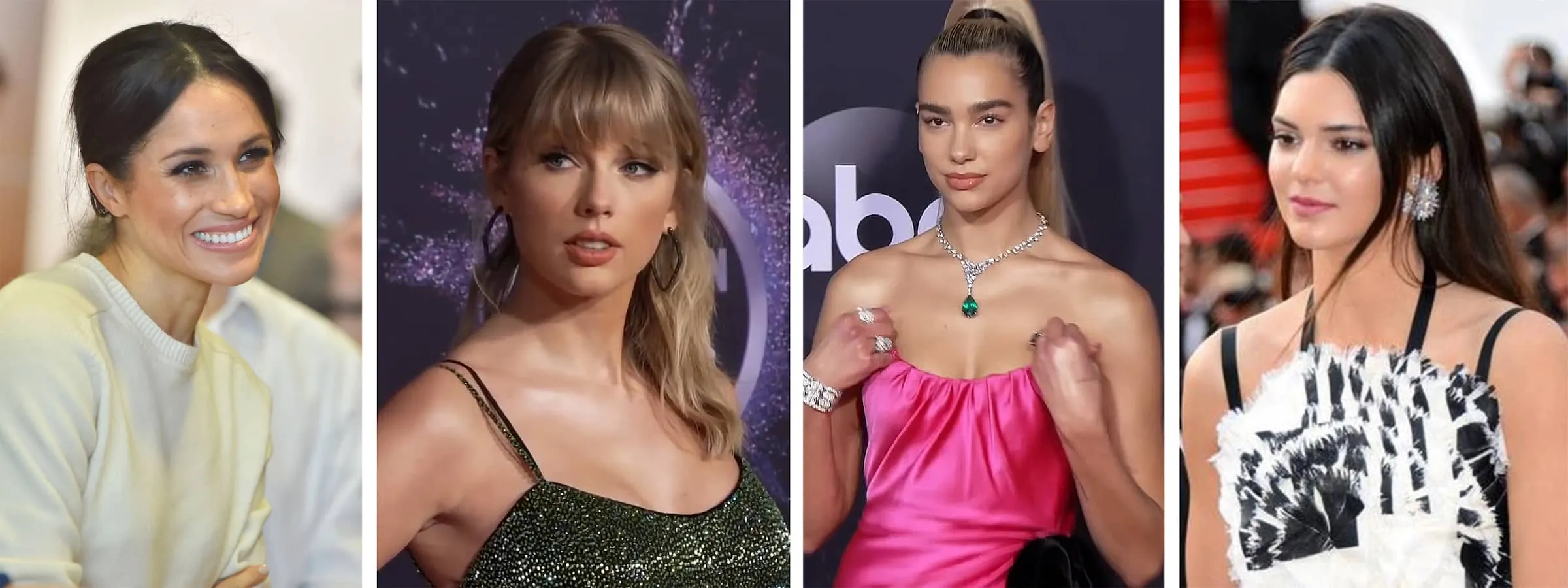 Markle, Lipa, Jenner and Swift