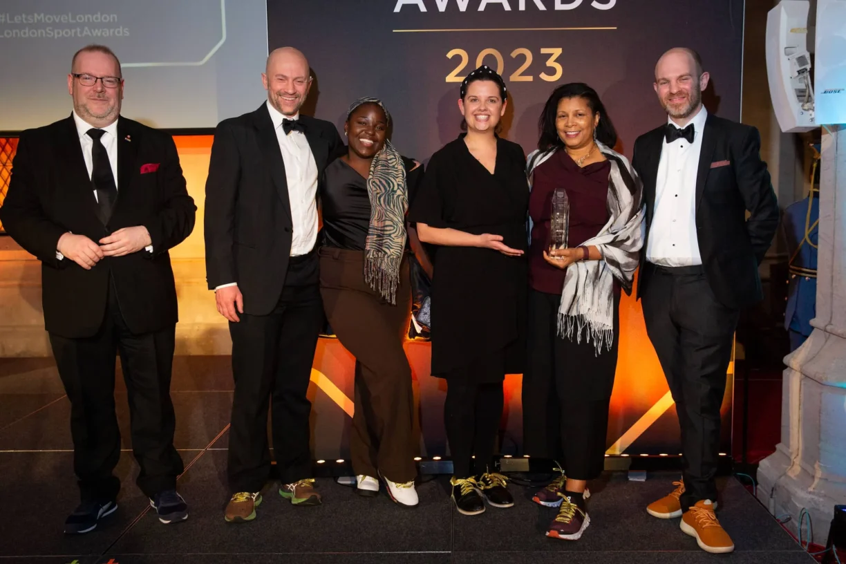Business Contribution Award - Won by UBS and presented by Edward Lord OBE and Charlie Boss