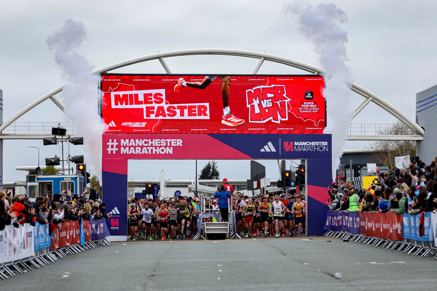 Manchester Marathon start line
