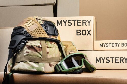 Mystery Box with army paraphernalia
