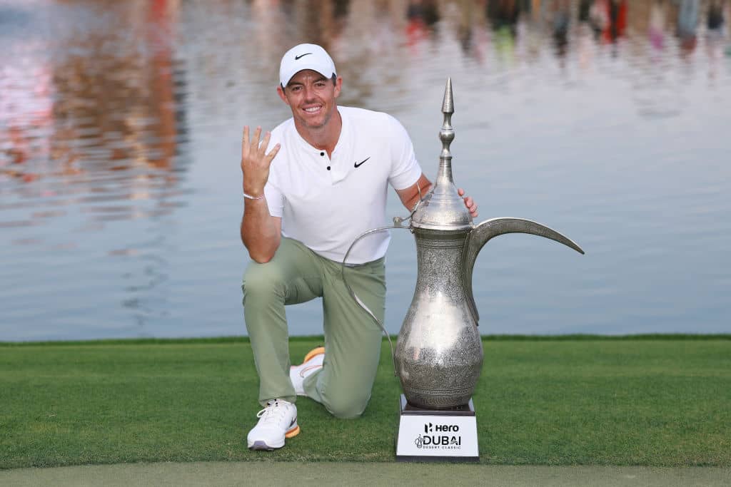 Rory McIlroy Clinches Historic Fourth Hero Dubai Desert Classic