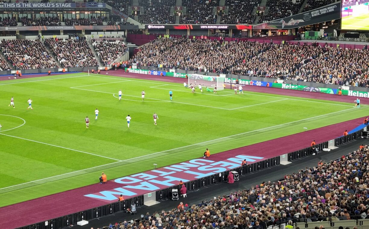 Inside West Ham United Stadium Stratford