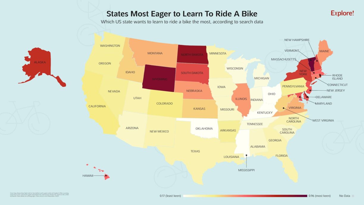 Explore Learn To Ride US Map