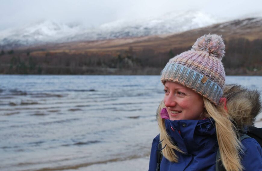 Liv at Loch Laggan