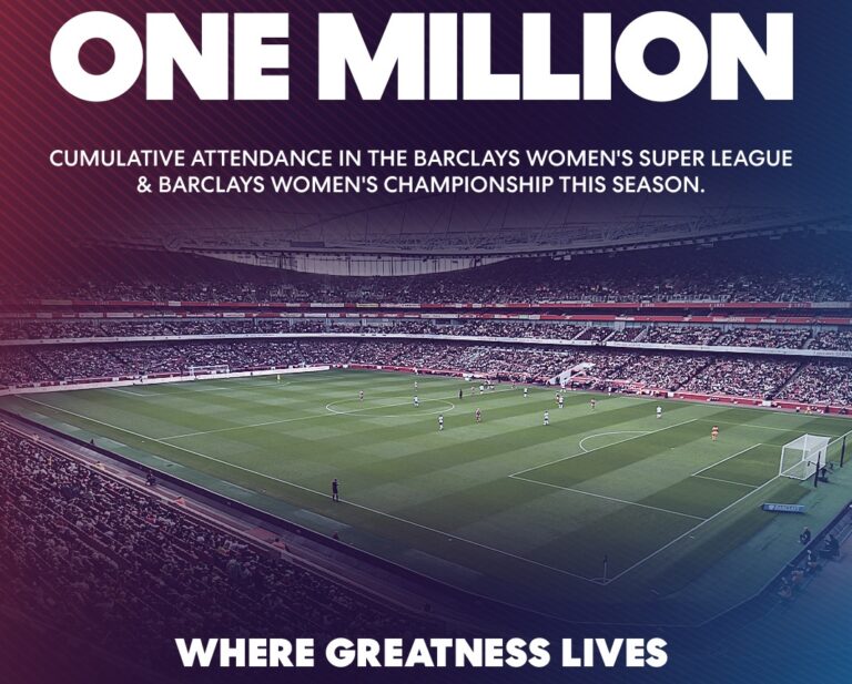 Barclays Women’s Super League and Championship Surpass One Million Attendees in 2023/24…