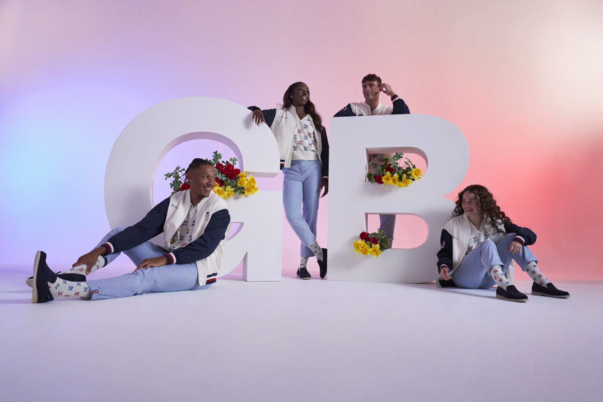 Ben Sherman Reveals Team GB’s Paris 2024 Ceremony Apparel, Joins Forces with Happy Sock