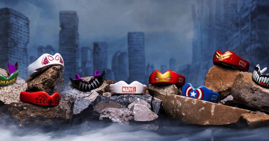 SAFEJAWZ new Marvel collection mouthguards