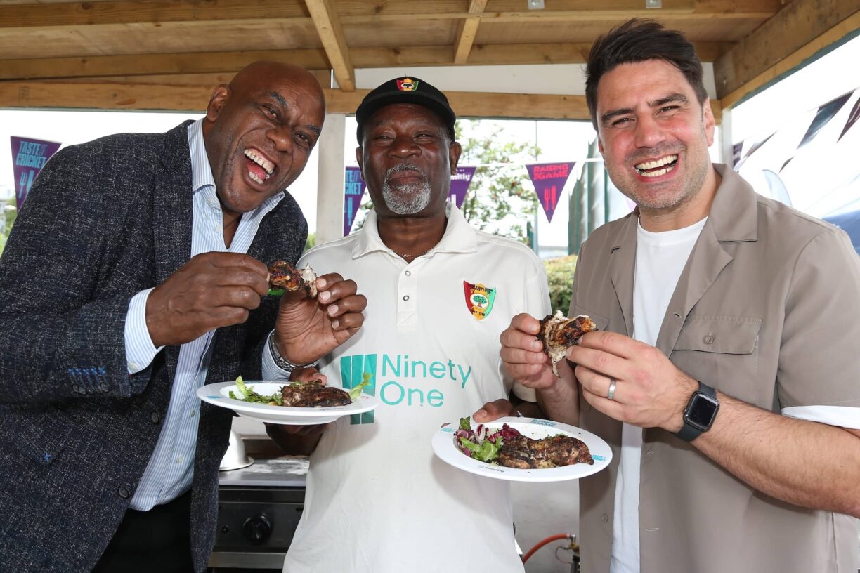 Ainsley Harriott, TV presenter Chris Bavin,