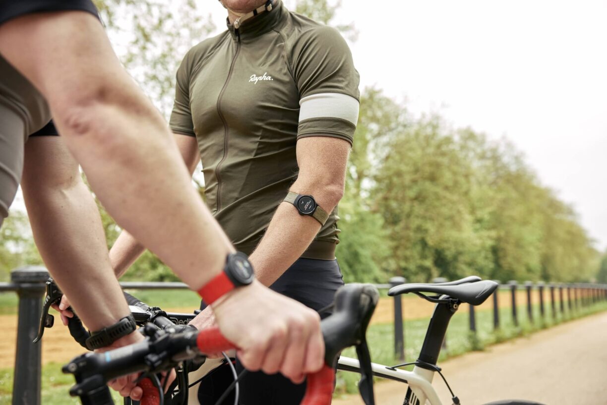 Outdoor cycling wristband