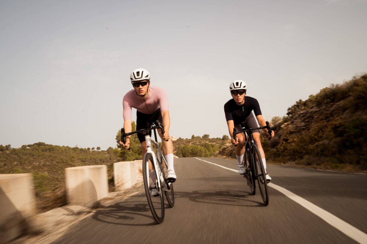 Canyon Rider Wearing CFR Helmet