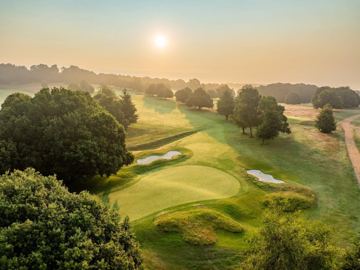 Cowdray Estate Sunset on Golf Course