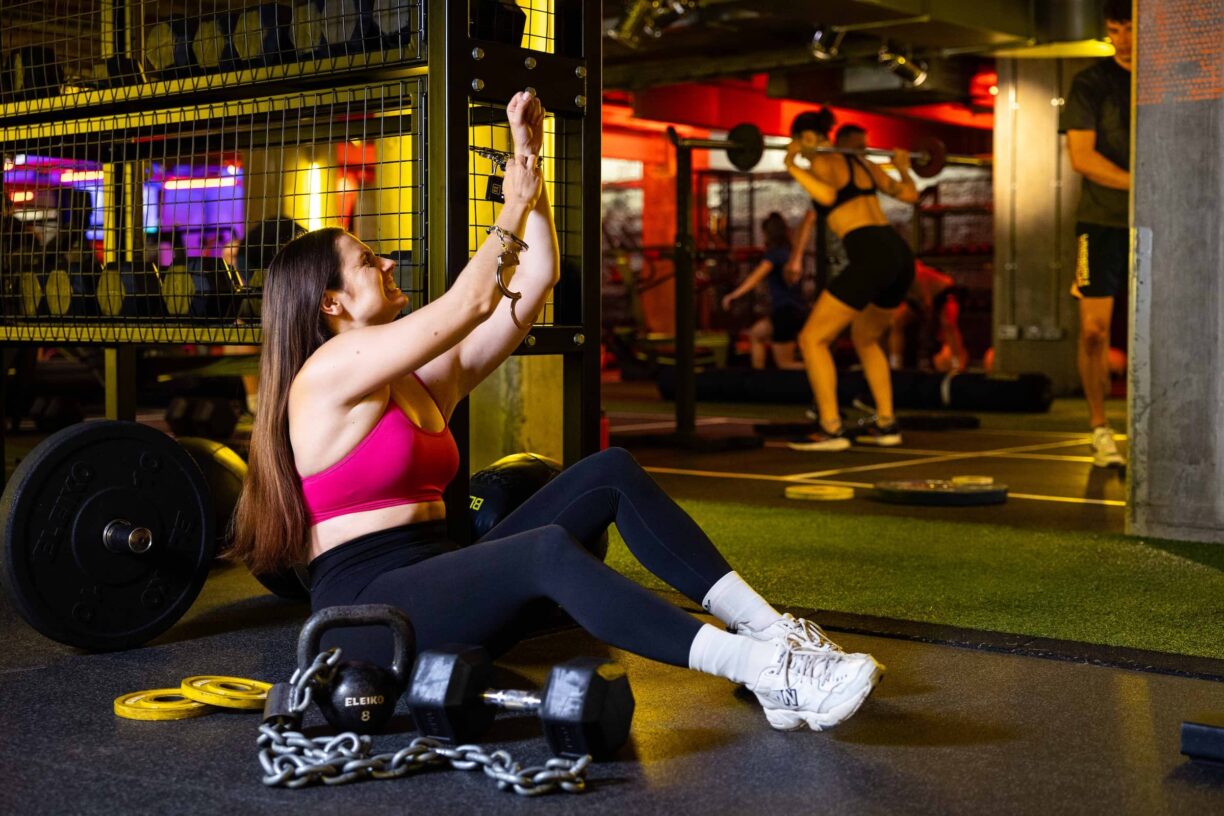 Gymgoer Cuffed To Chain Wall