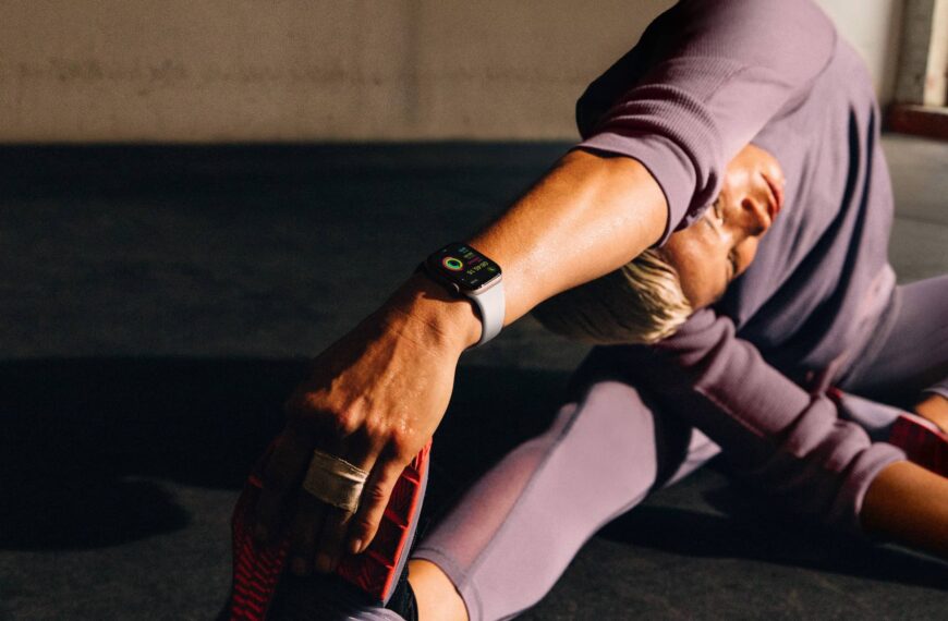 Fitness person wearing Apple Watch Series 10