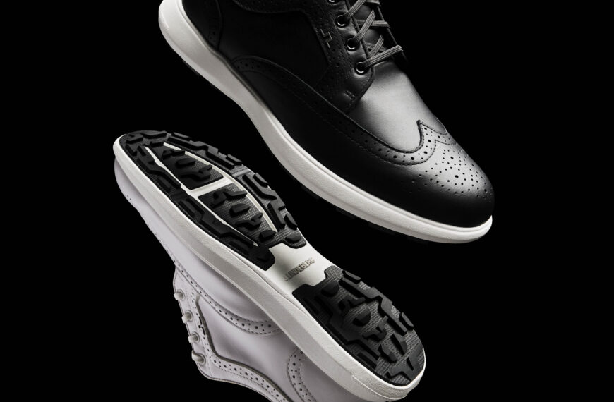 J.Lindeberg Black Fairway Brogue