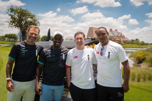 Patrik Berger, Dwight Yorke, Robbie Fowler and Paul Ince