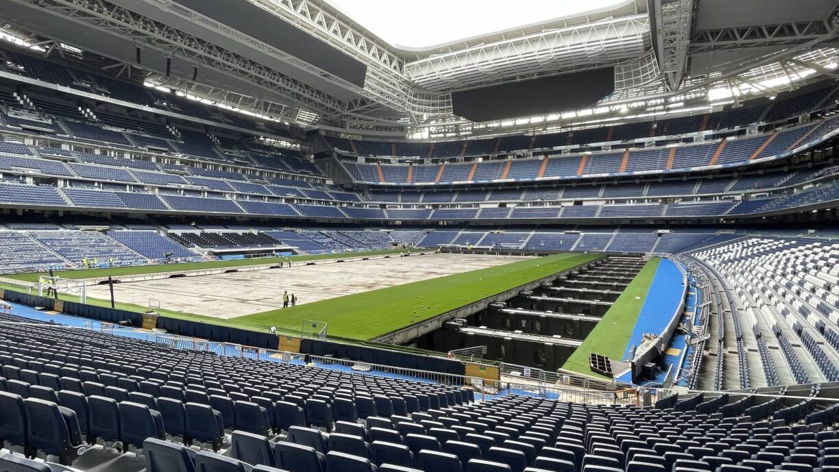 Inside Real Madrid's New Santiago Bernabeu Stadium Pitchside