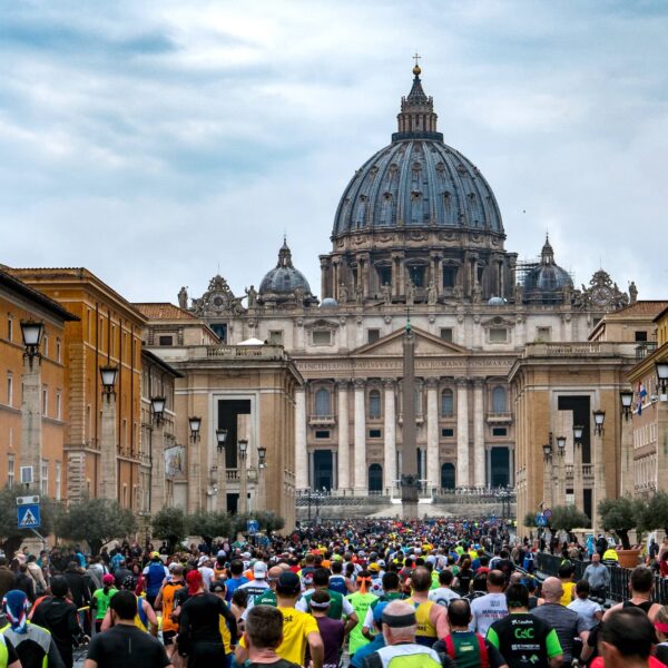 Rome Marathon and St Peters Cathedral