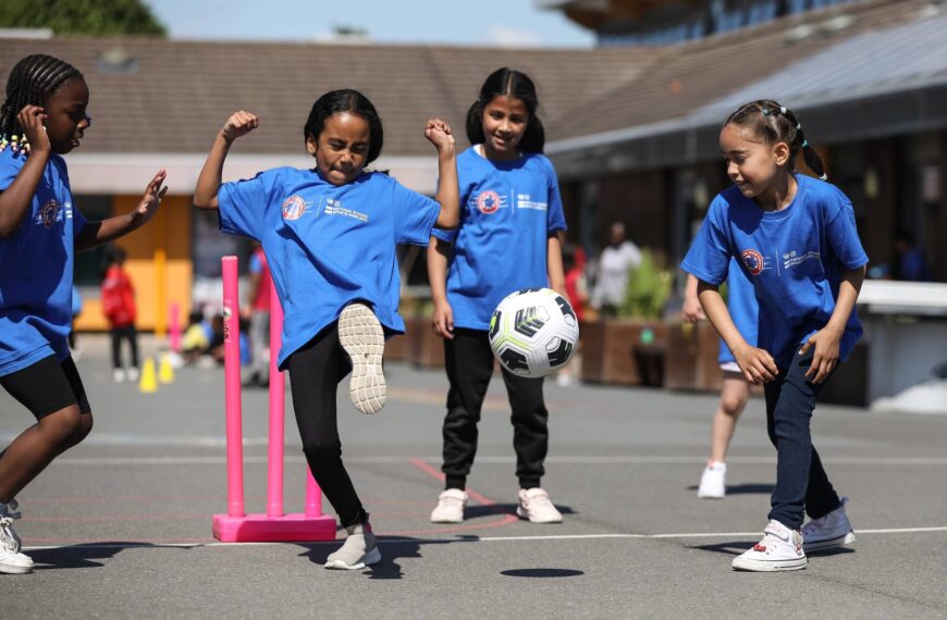 Youth Sport Trust work children at play