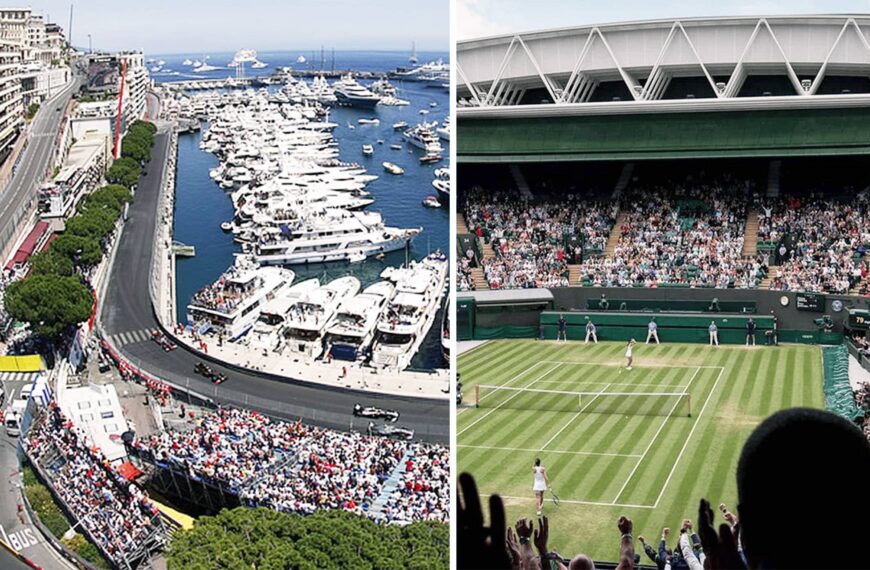 Wimbledon and Monaco