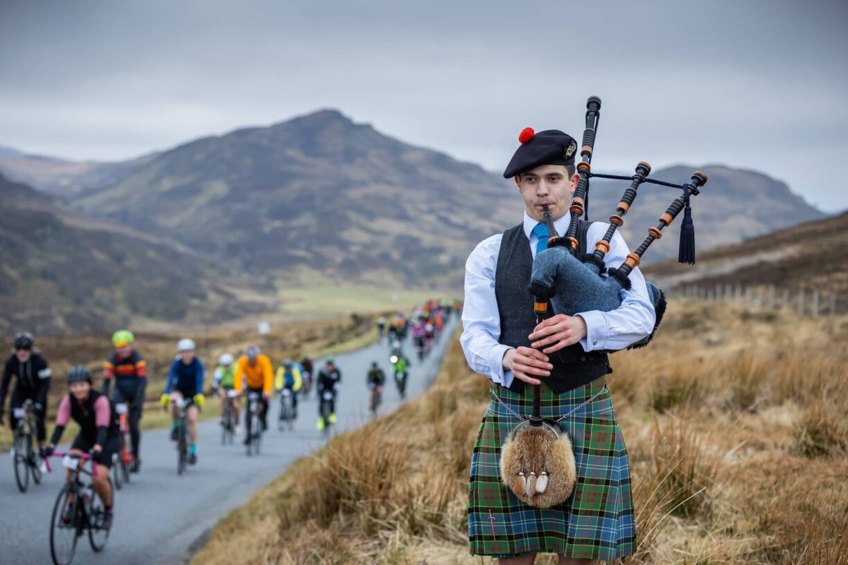 Bag Pipes at Etape 2022